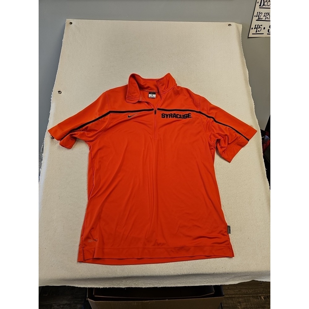 Syracuse Basketball Nike ‎ Quarter Zip T Shirt Size Large